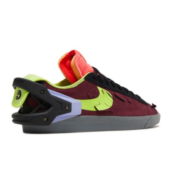 Nike Acronym x Blazer Low 'Night Maroon' - Image 2